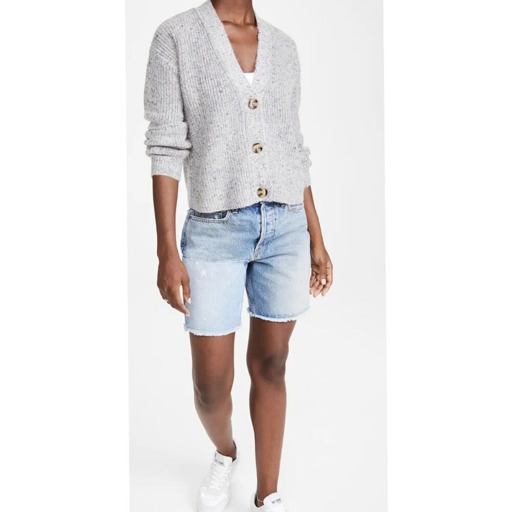 BB Dakota Steve Madden Speckle Agent Cardigan Sweater Size Xs